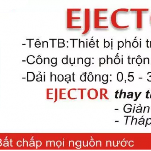 EJECTOR bộ trộn khí dành cho nước nhiễm sắt