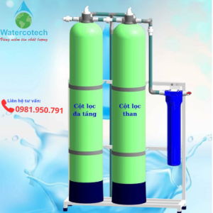 Mô hình hệ thống lọc tổng lọc phèn gia đình ưa chuộng