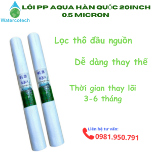 Lõi lọc 20inch 5 micron