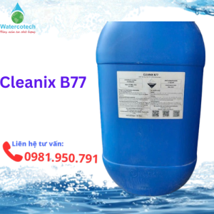 Cleanix B77-Hóa chất tẩy cáu cặn lò hơi