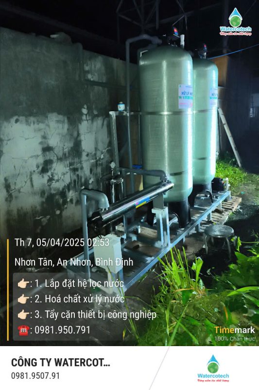 Hệ thống xử lý nước cho trại heo