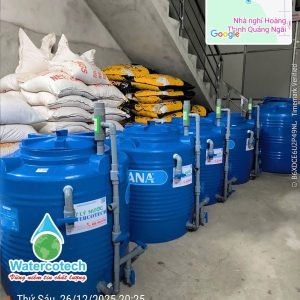 1 số bồn lọc phèn Watercotech giao cho khách